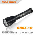 Maxtoch SN6X-18 6000lm torche 7 brillants * crie T6 26650 lampe de poche LED